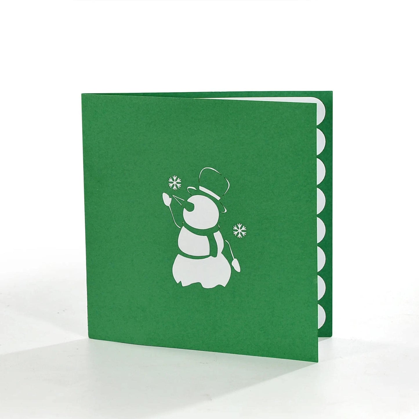Snowman and Penguins 3D Christmas Pop Up Card