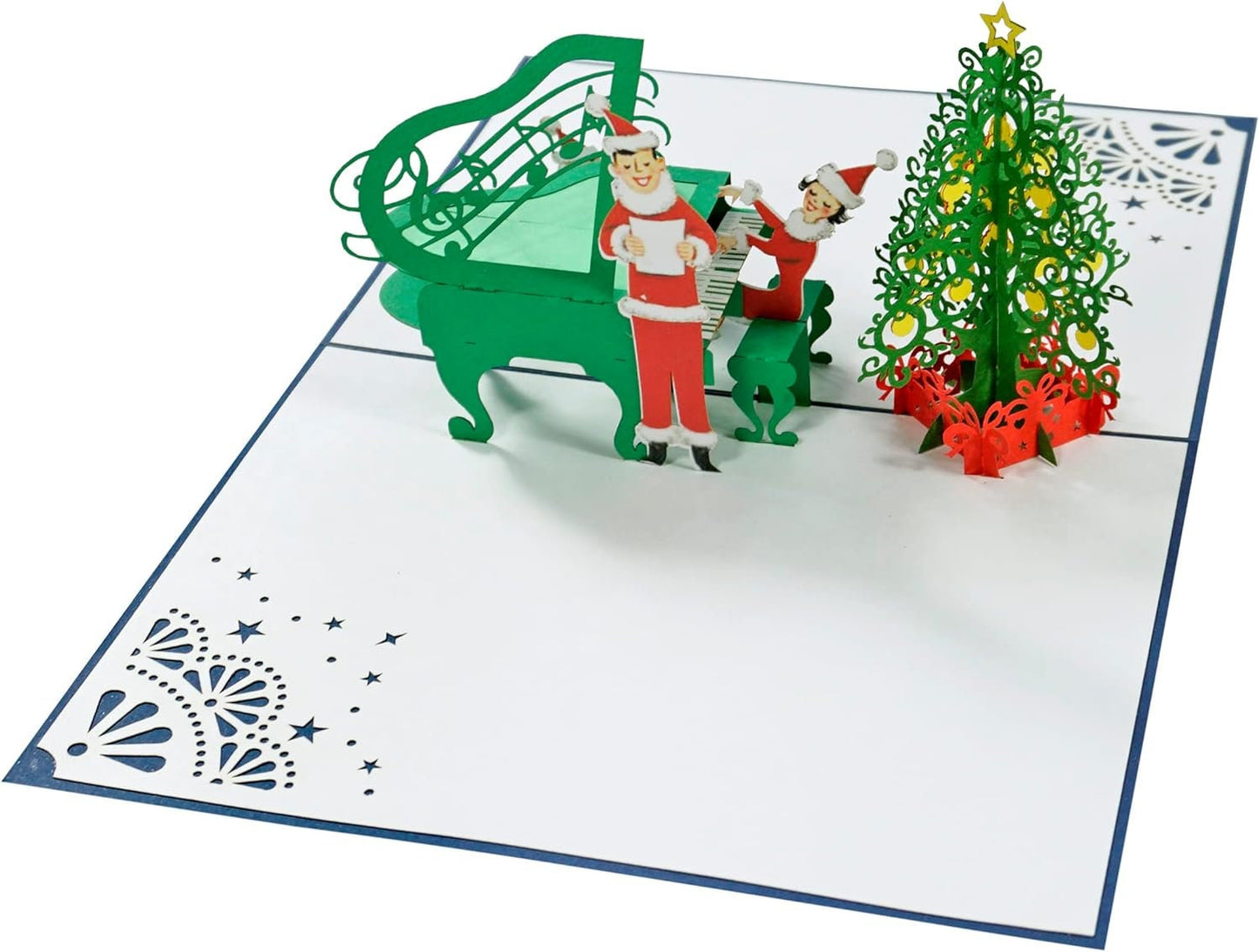 Christmas Carols Cheer 3D Pop Up Card