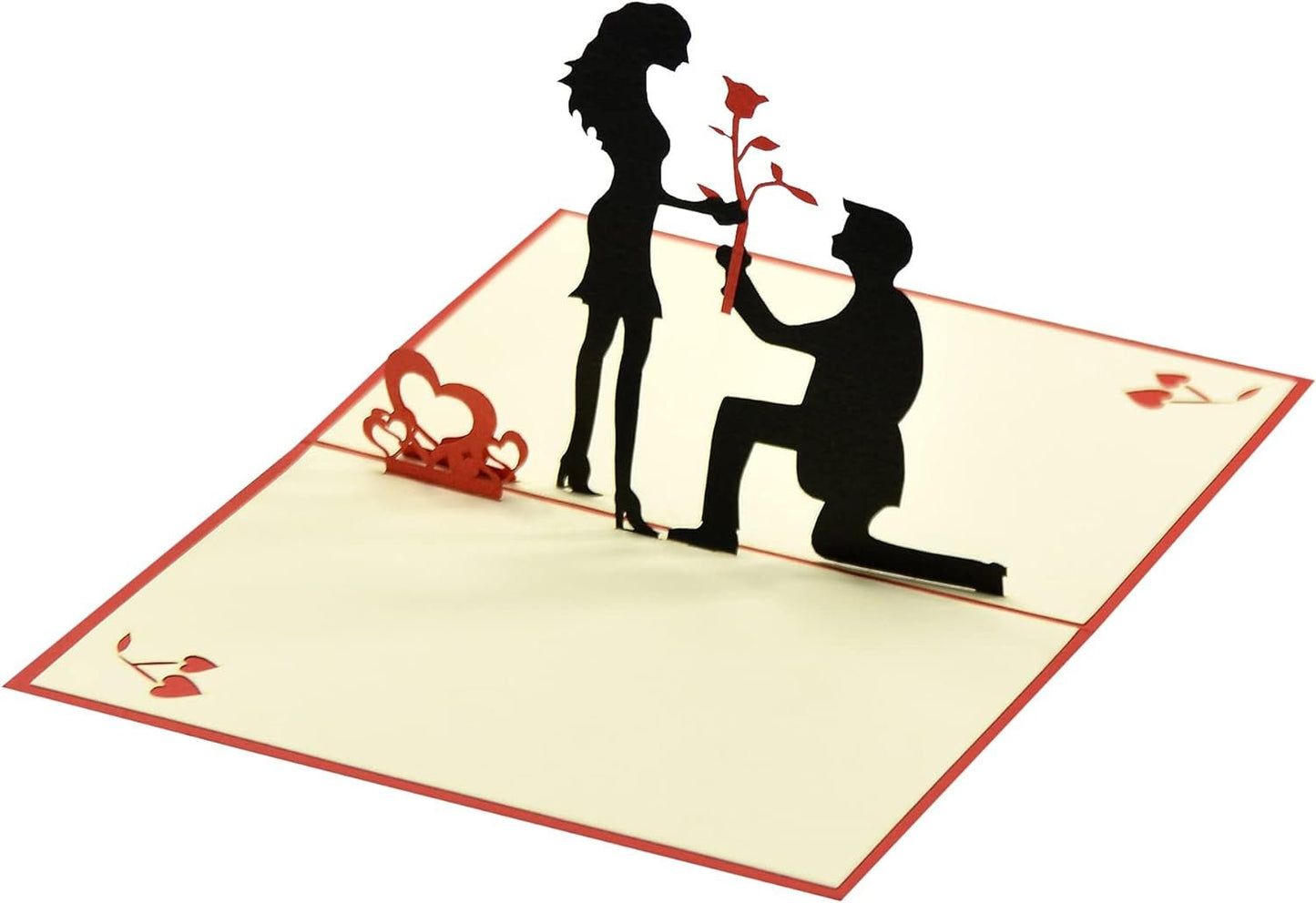 Romantic Rose 3D Pop Up Card