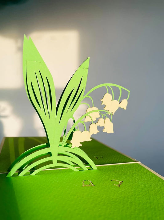 Lily of the Valley 3D Pop Up Card - Spring Collection