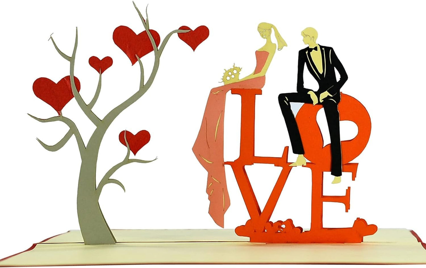 L-O-V-E 3D Pop Up Card - Love Collection