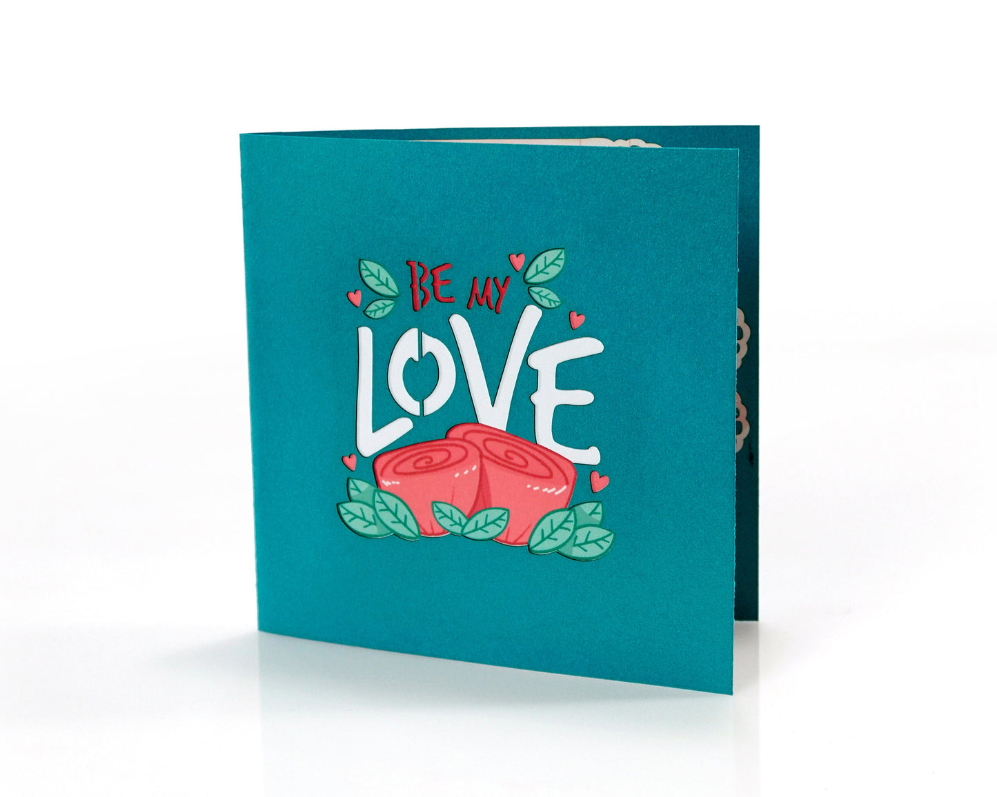 Love Cat 3D Pop Up Card - Valentine's Collection