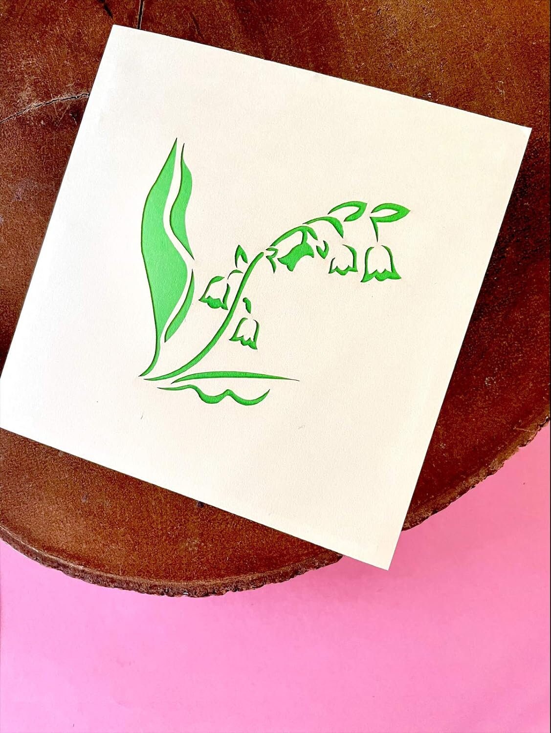 Lily of the Valley 3D Pop Up Card - Spring Collection
