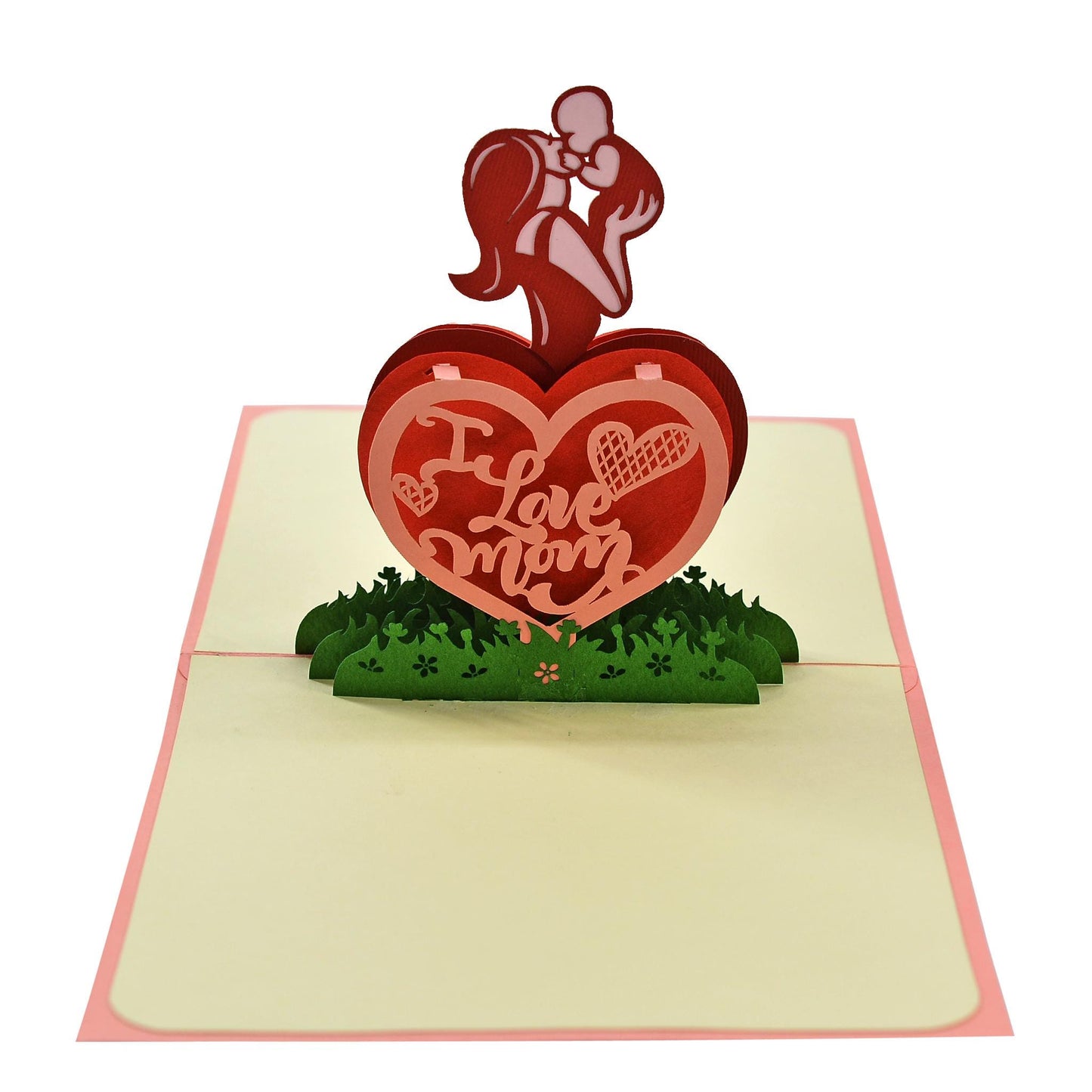 I Love Mom 3D Pop-Up Card - Mother's Day Collection