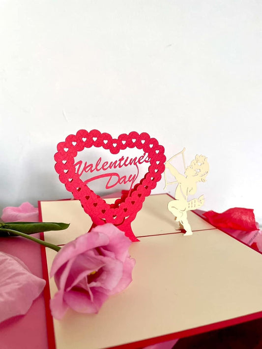 Valentine's Day Cupid 3D Pop Up Card