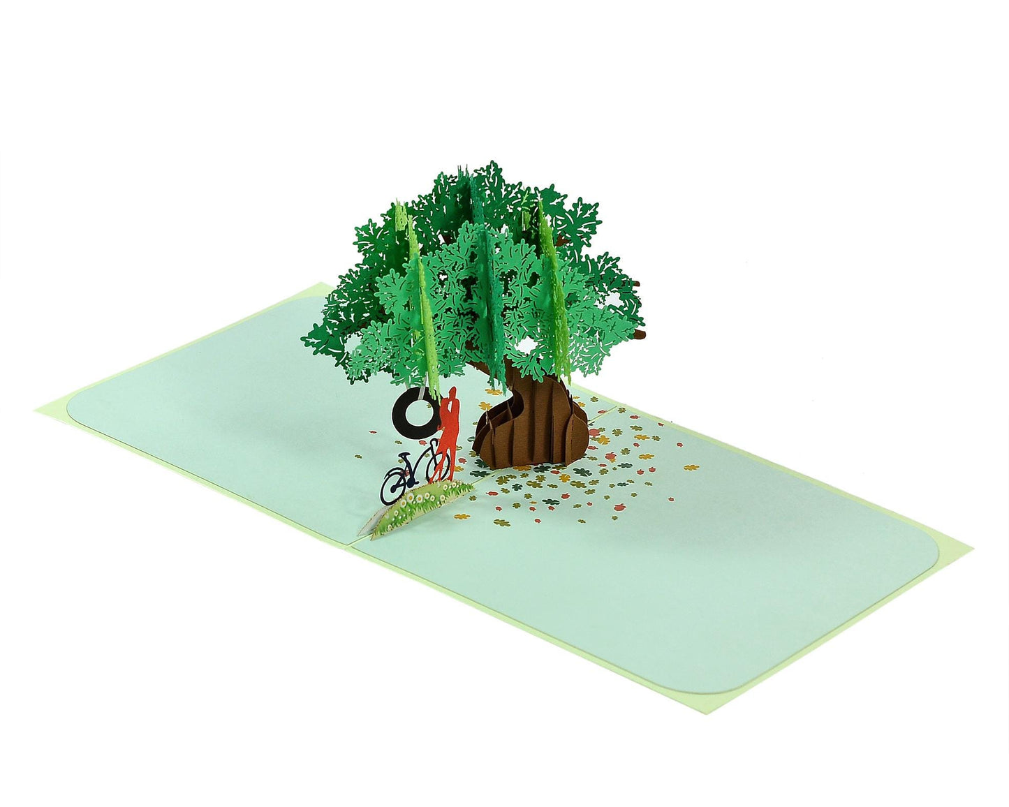 Romantic Bike Couple Kiss 3D Pop Up Card