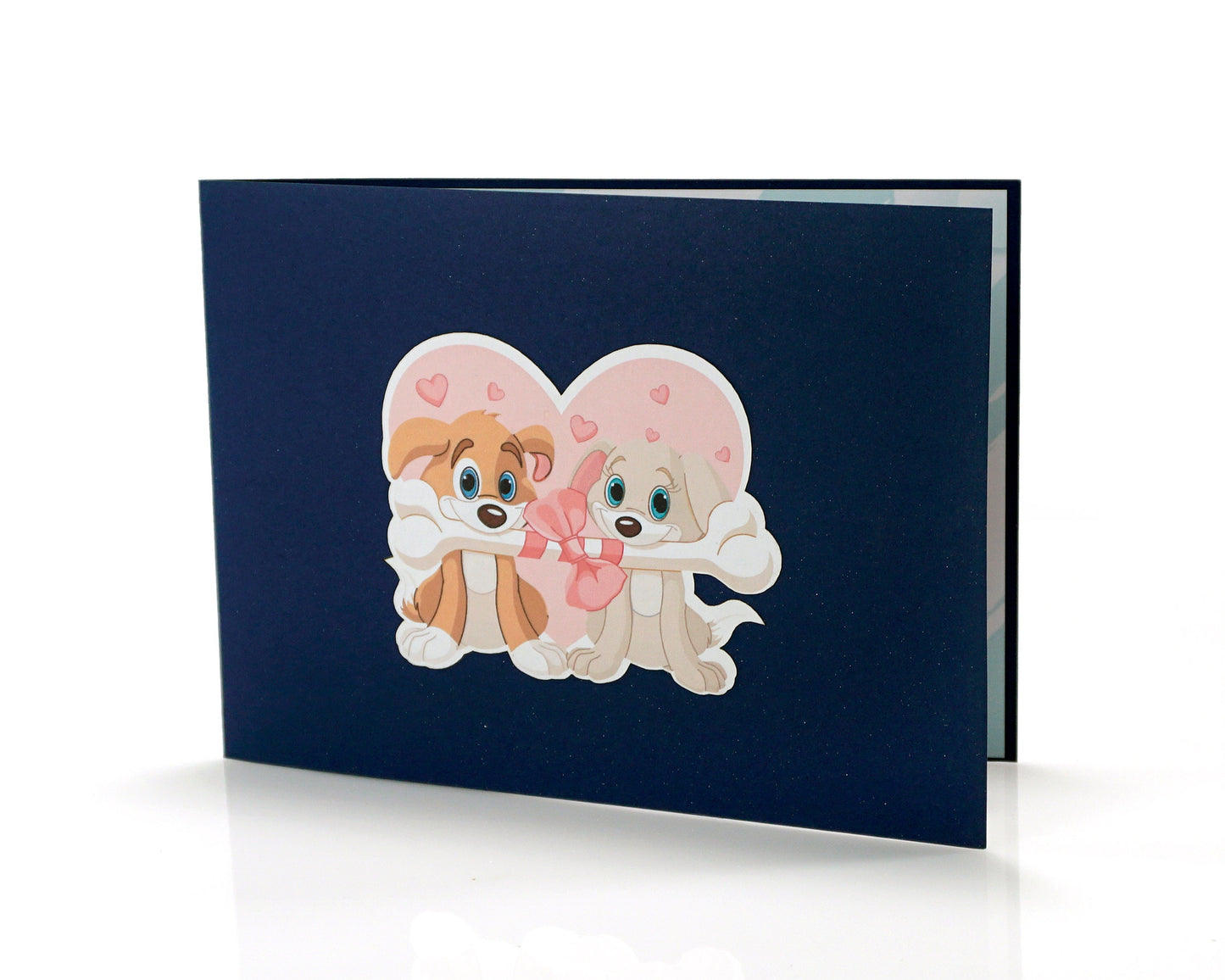 Dog Couple 3D Pop Up Card - Love Collection