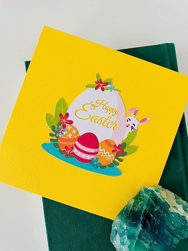 Happy Easter Bunny 3D Pop Up Card
