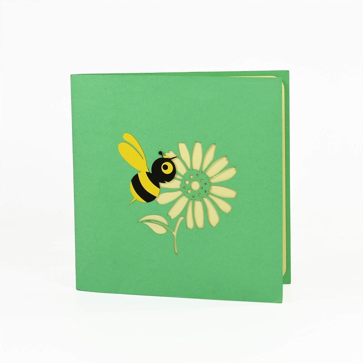 Bumble Bee Flower 3D Pop Up Card - Spring Collection