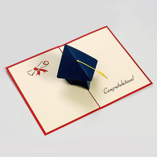 Graduation 3D Pop Up Card - Congratulations Gift