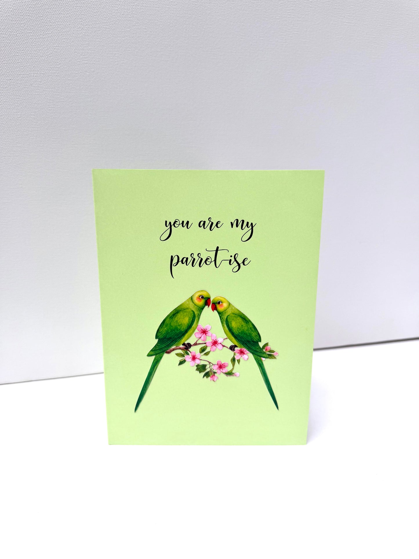 3D Pop Up Parrot Card – “You Are My Parrot-ise”