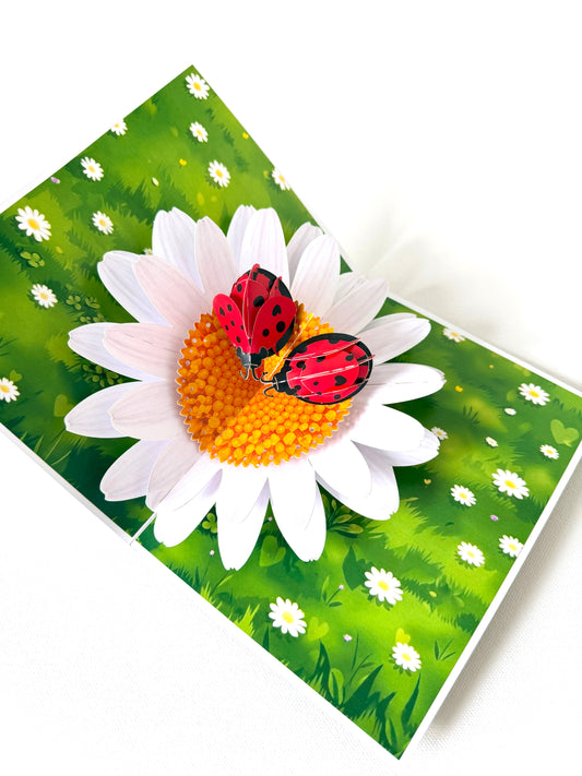 3D Pop Up Ladybug Card – “My Love Bug” Romantic Design