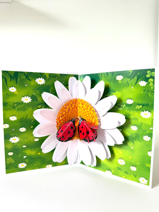 3D Pop Up Ladybug Card – “My Love Bug” Romantic Design