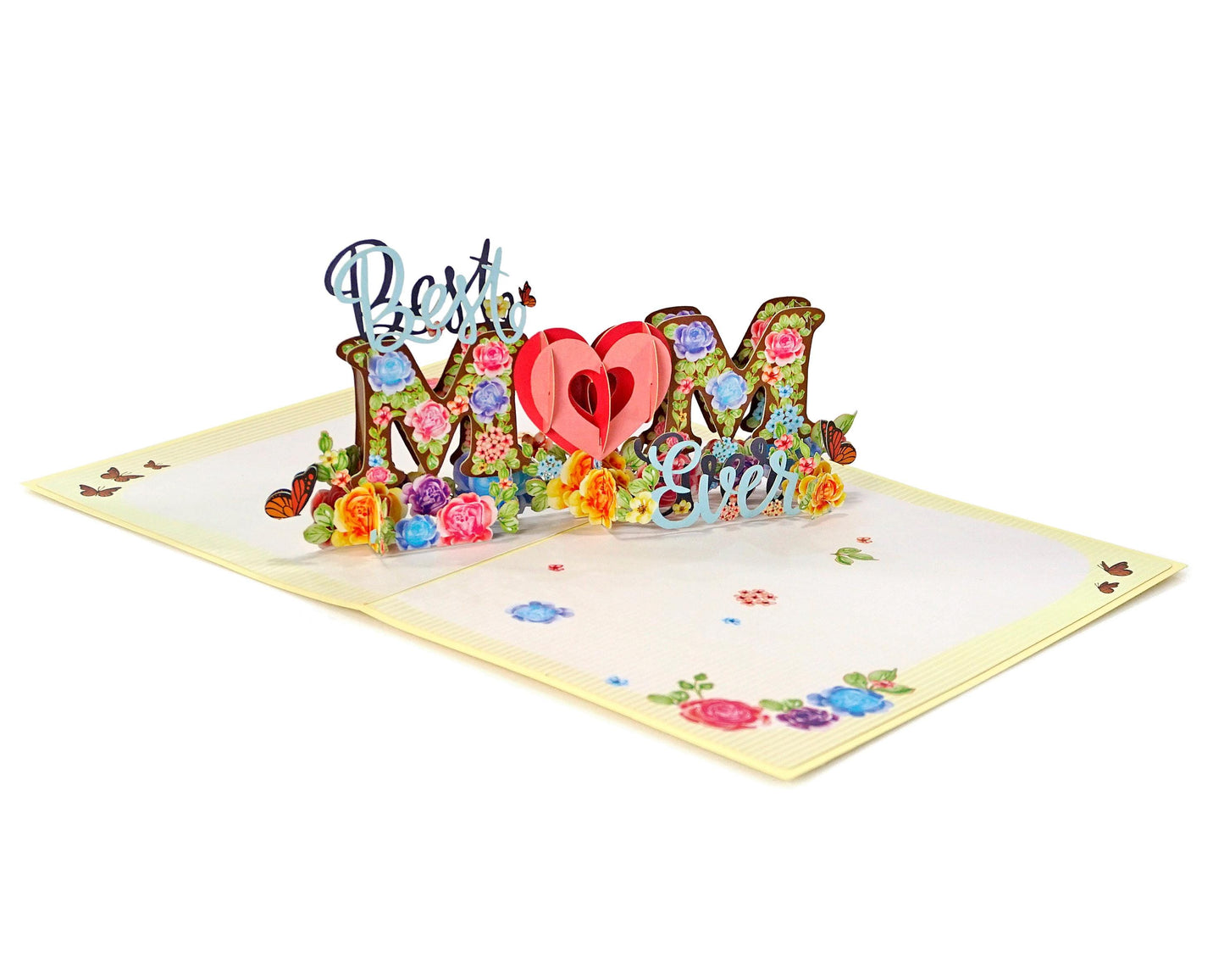 Best Mom Ever 3D Pop Up Card - Mother's Day
