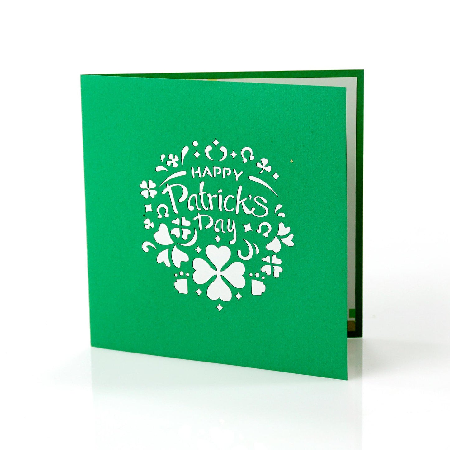 St. Patrick's Day 3D Pop Up Card - Leprechaun & Rainbow