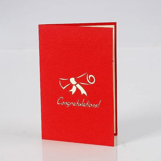 Graduation 3D Pop Up Card - Congratulations Gift