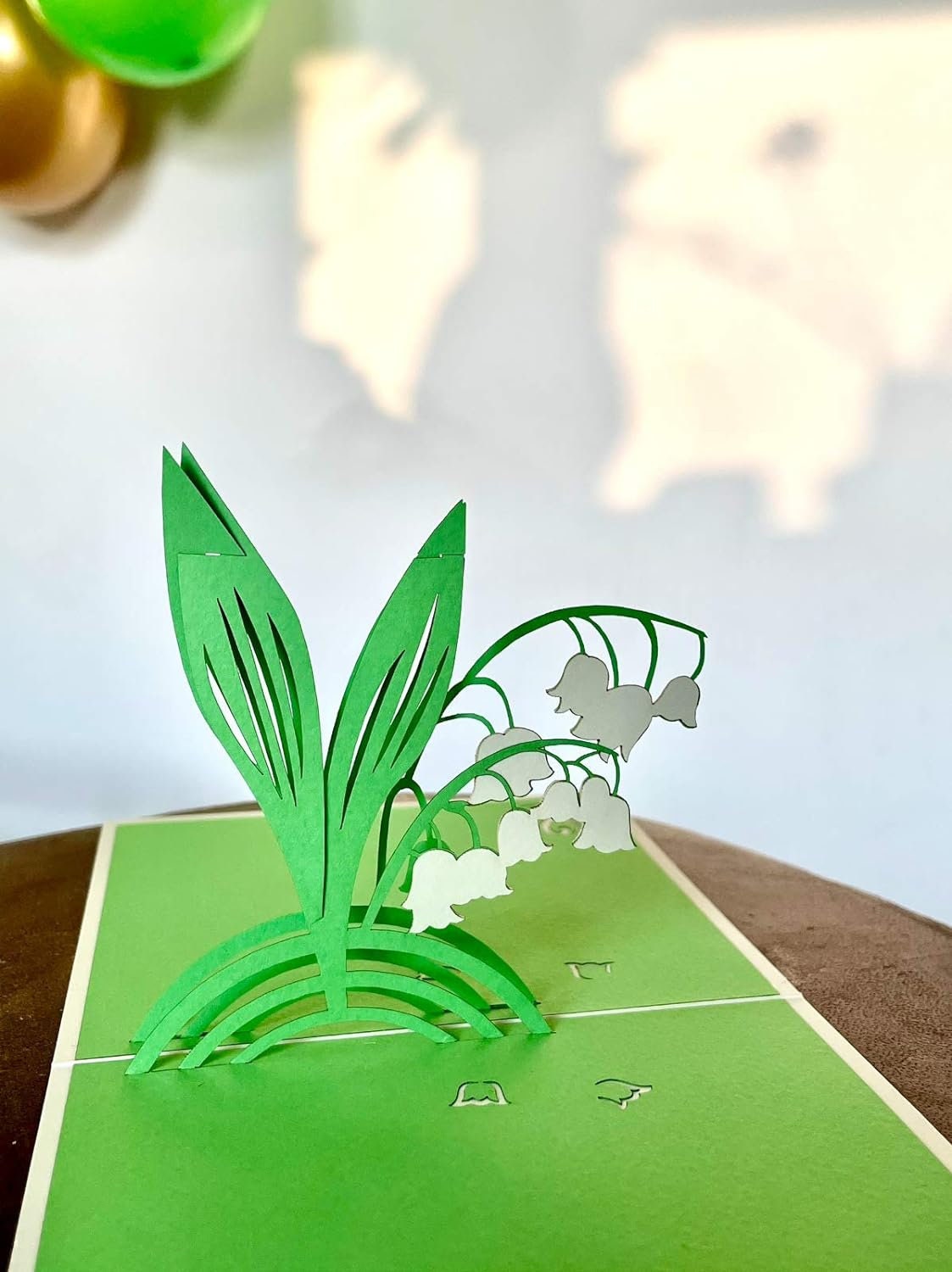 Lily of the Valley 3D Pop Up Card - Spring Collection
