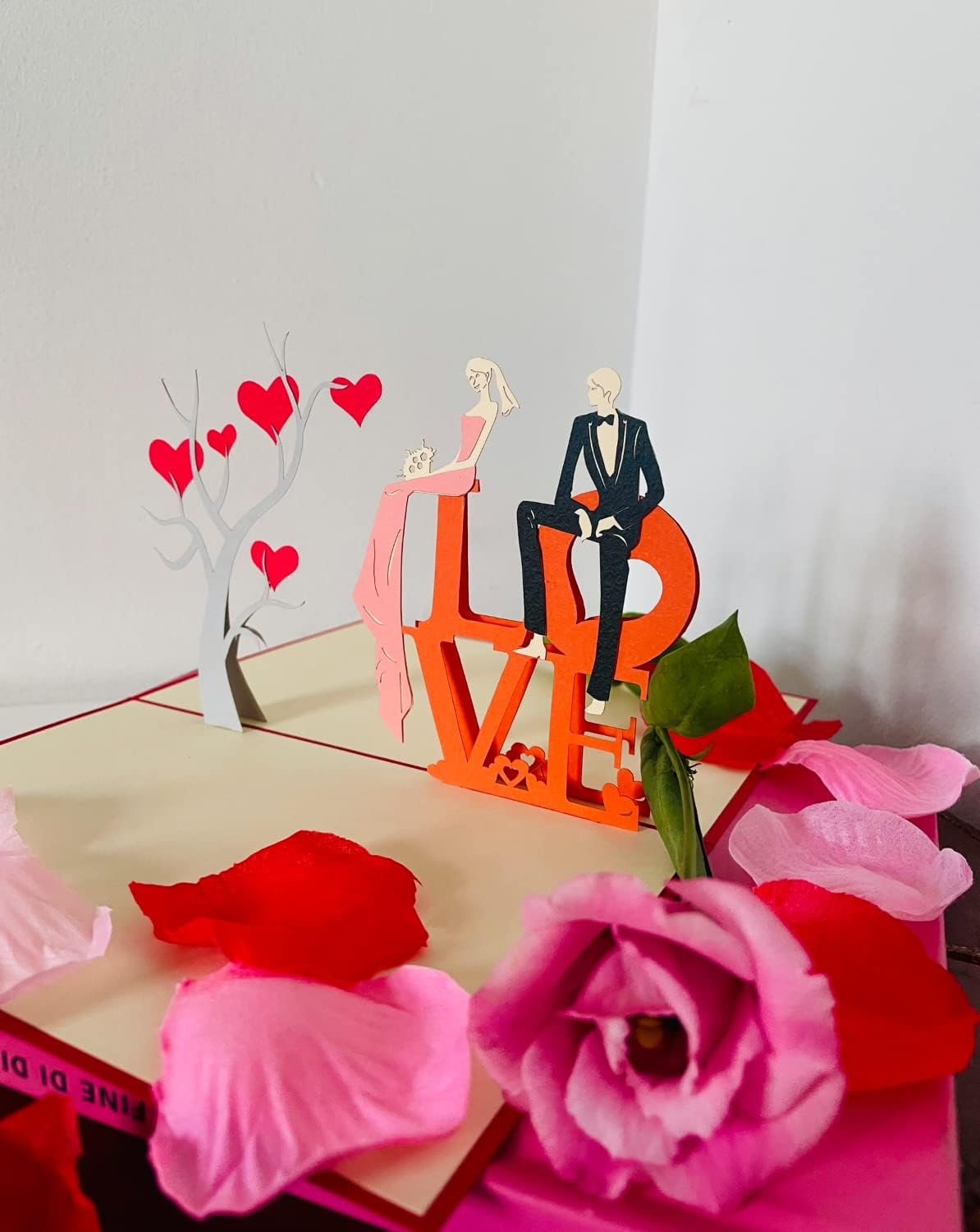 L-O-V-E 3D Pop Up Card - Love Collection