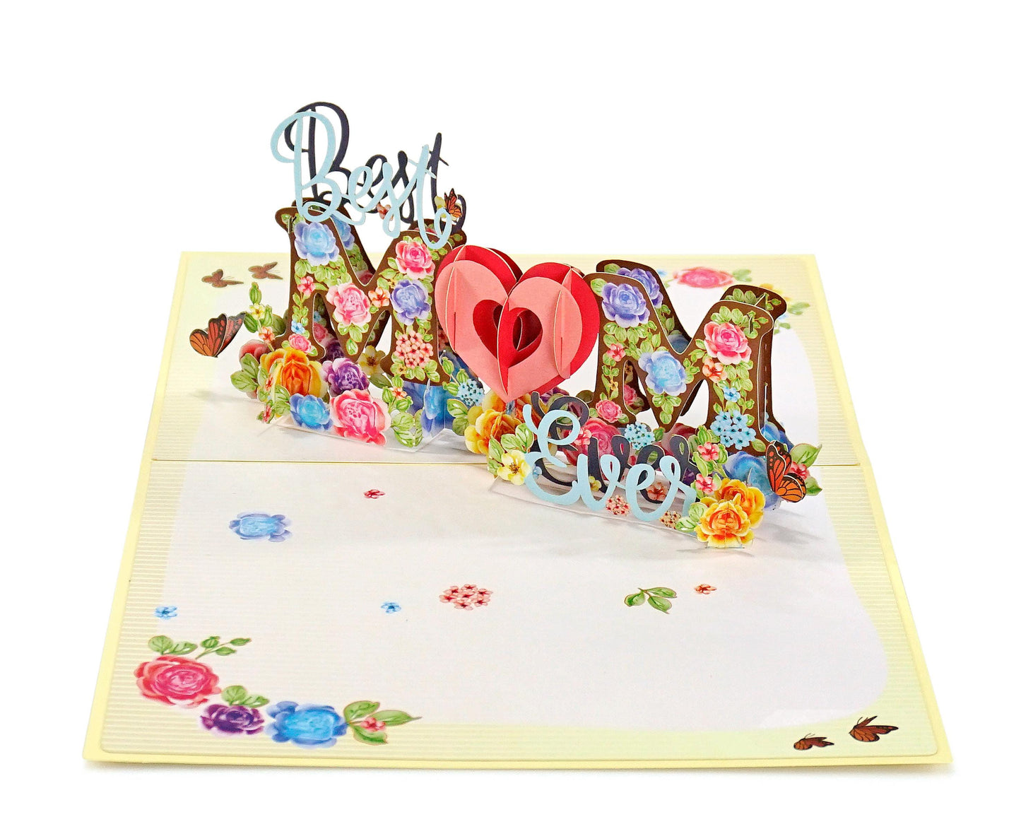 Best Mom Ever 3D Pop Up Card - Mother's Day