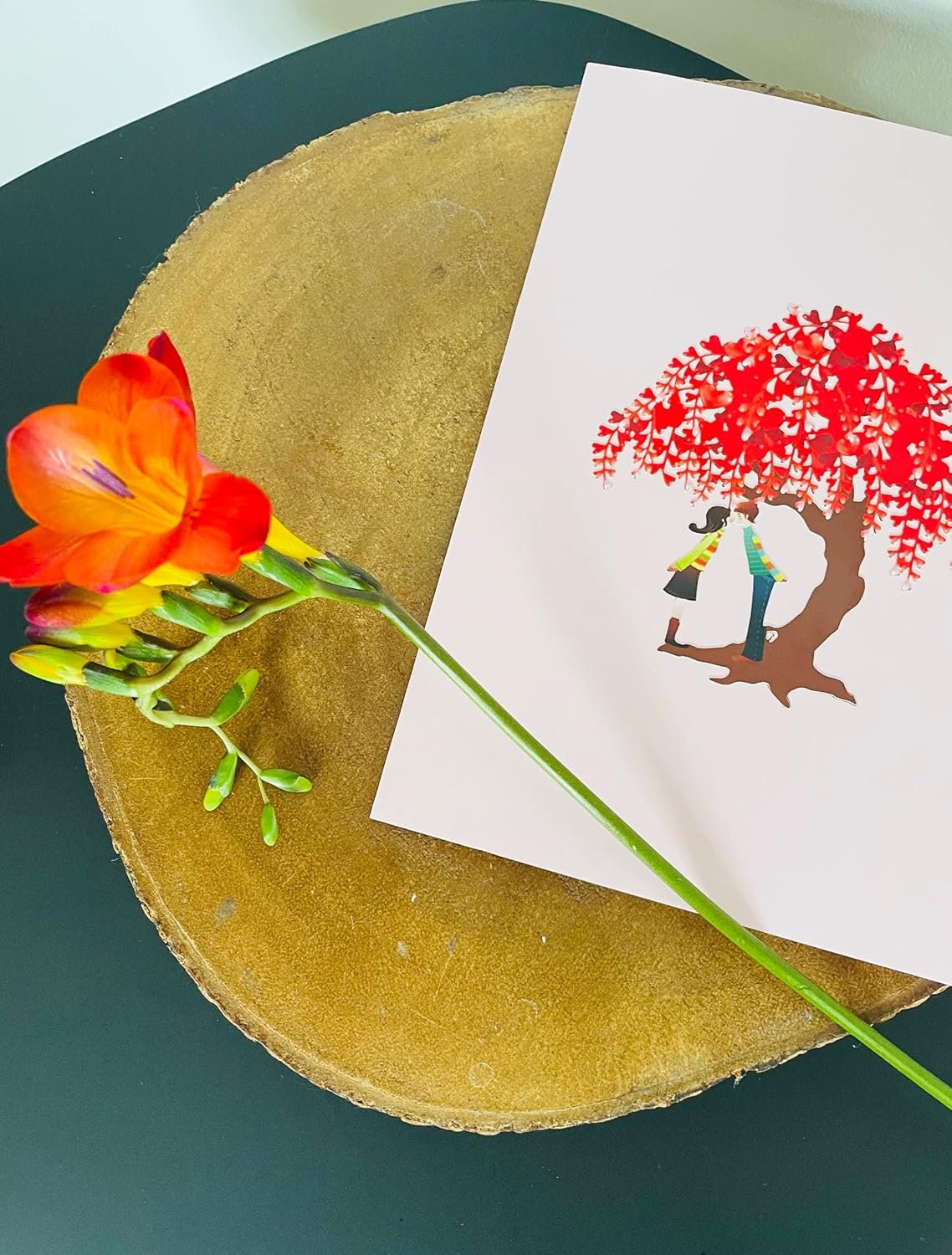 Couple Kiss 3D Pop Up Card - Romantic Valentine's Gift