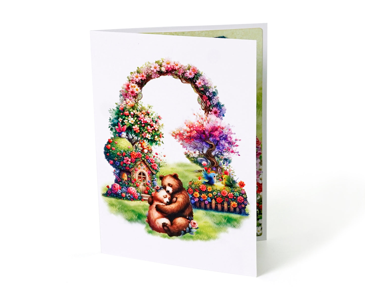 Bear Couple Love 3D Pop-Up Card -  Romantic Gift for Valentine's Day, Anniversary & Birthdays